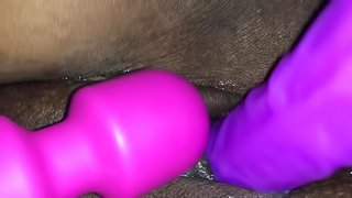 Morning toy play with a lady friend part1