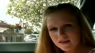 Sexy Blue Eyes on This Golden Haired Naughty Girl