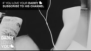 Filthy daddy talks dirty and busts a nut thinking of his son and daughter.