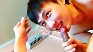 Amateur Asian Gay Twinks blow and fuck