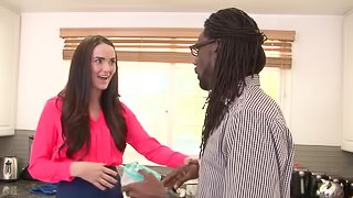 Bianca Breeze is a horny white coed with long dark hair