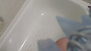 Hidden masturbating in shower