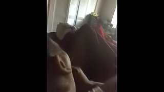 Sloppy unwanted cum in mouth