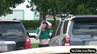 Pervert guy took advantage and fucks amateur chick Rose Black