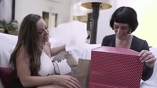 Abigail and Olive Glass are hot brunettes in need of a lesbian fuck
