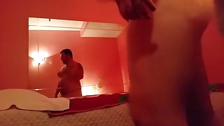 Fat guy fucks a thai massage salon hoe on hidden cam