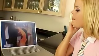 Alicia Rhodes  enjoys anal after blowjob in interracial fuck scene