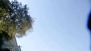 a perfect blond porn star upskirt slow motion in the sunshine