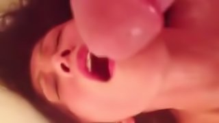 Chinese mature woman is filmed by some pervert as she dildo fucks herself
